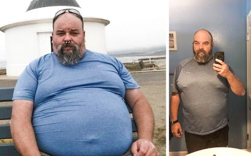 Photo before and after the Keto Probiox course, the experience of using capsules with a Venice migter